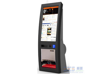 Quiosco del servicio del pulidor del zapato del esfuerzo personal, lector de código de barras del pago de la tarjeta del RFID/de NFC Terminal