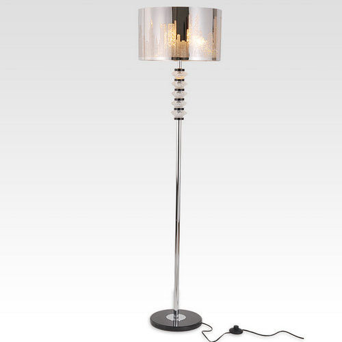 altura decorativa de las lámparas de pie el 160cm del hueco del acero inoxidable 100W, luz moderna del piso